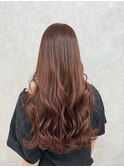 ブリーチなしオレンジブラウンカラー♪♪