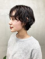 トオ(TOH)&nbsp;ショートパーマナチュラルパーマ癖毛風パーマハンサムショート
