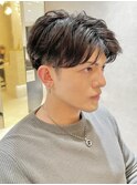 ビジネス 爽やか ニュアンスパーマ ナチュラル men's 外苑前