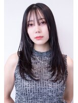 ケアリー 越谷レイクタウン(Carelly)&nbsp;デザインカラー/レイヤーカット/ウェットヘア/オリーブベージュ