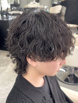 エデアンホンテン メンズサロン(EDEAN 本店 （旧：EDEAN 上通）) 熊本メンズカット マッシュウルフスタイル ツイストスパイラル