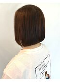 酸性ストレート　前下がりボブ　福岡　久留米