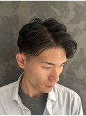 毛流れパーマ