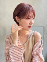 エイミー(Aimee)&nbsp;Aimee町田　丸みショート×ピンクパープル