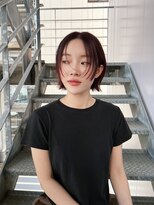 シーン(SCENE)&nbsp;[天神今泉/黒髪カタログ/クラゲヘアー/オリーブグレー]