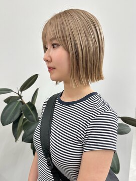 ノエ(noe) ハイトーン/ボブ/レイヤーカット/ダブルカラー/ブリーチ/栄c212