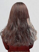 ポルト(porto produced by teatro hair salon)&nbsp;ウェーブパーマ ブラウンカラー デザインカラー ロング 20代