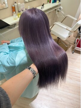 【 moka 】ラベンダーグレージュ / 1ブリーチ～