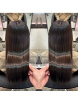 リノ(lino) 面が整うと、髪はここまで綺麗に。