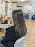 髪質改善エアタッチグレージュグラデーション