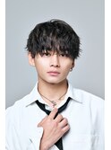 【千葉メンズ】シャドウパーマ シースルーマッシュ