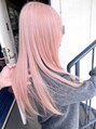 渋谷セカンド(渋谷2nd) ブリーチ2回+カラーのホワイトピンク