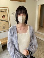 クリック(Click) 髪質改善ストレート×切りっぱなしボブ
