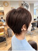 美シルエット丸みショート