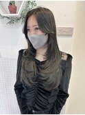 ハッシュレイヤー&オリーブグレージュ