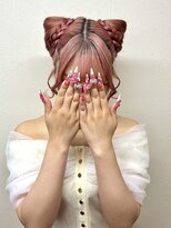 アップスニニー(up's niny)&nbsp;『ネコ耳フルアップヘア』三つ編み付き♪