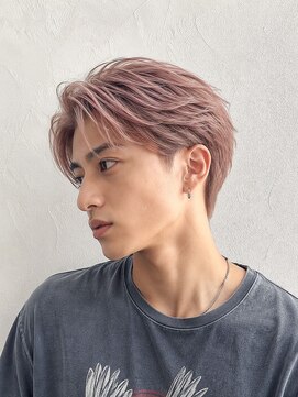 クラン(clan) ニュアンスパーマ、MEN’S HAIR 、刈り上げセンターパート