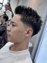 ガズル ハラジュク(GUZZLE HARAJUKU)&nbsp;セット簡単スーツにも◎テーパーフェードショート　ビジネス短髪