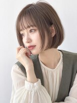 エイプリル 府中(APRiL) 30代硬毛|広がりを抑える上品まとまりボブ