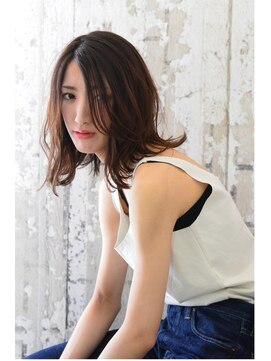 アダムスブォーノ(adamsbuono) 【adams buono】　大人ロブ×リラクシーモードstyle　ユリ