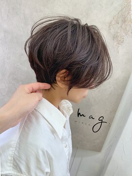 アヴァロン(AVALON) 【絶壁解消】立体感くびれショート×クセ風デジタルパーマ