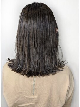 ソース ヘア アトリエ 京橋(Source hair atelier) 【SOURCE】外ハネダークアッシュ