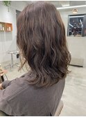 セミロング/パーマスタイル/簡単スタイリング