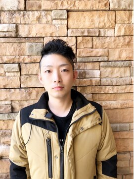 エノモト(ENOMOTO) ビジネスカジュアル◎アシメワイルドモヒカン束感モテる黒髪