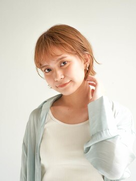 ジュール サウス 新宿南口(Joule South) 顔型別ヘアスタイル特集/マロンベージュ/Aラインボブ/新宿