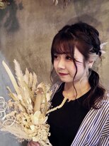 ジ オブスキュア(THE OBSCURE)&nbsp;インナーカラー　フラワーアレンジ