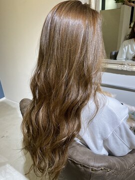 ロア(loa) *極細ハイライト*アッシュベージュ*