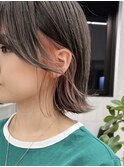 インナーカラーイヤリングカラーダークアッシュイメチェンモード