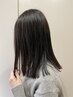 【リニューアルして質感up!】髪質改善トリートメント+カット+カラー　￥18000