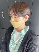 アルバム 池袋(ALBUM)&nbsp;タイトマッシュショート_ネビージュこなれミディ_ba383042