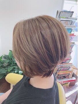 ジールヤマグチ 大蔵店 こなれショートボブ