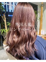 アース 武蔵境店(HAIR & MAKE EARTH) かわいいが溢れるピンクベージュカラー☆