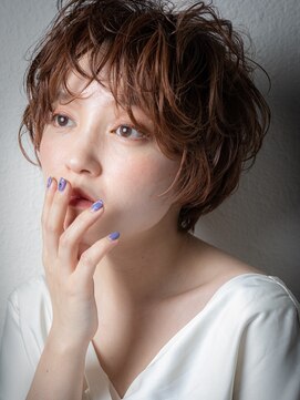 カバーヘアアンドスパ ブリス 浦和(COVER HAIR&SPA bliss) レトロガーリーくせ毛風マニッシュショートx浦和20代30代40代!
