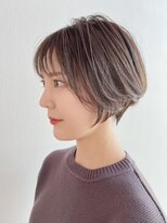 イーストハムアール(EAST HAM r)&nbsp;丸みショート/透明感アッシュベージュ