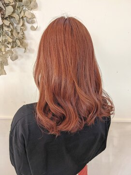 ボアップ(boappu) #イルミナカラー#ハイトーンカラー#オレンジカラー#髪質改善