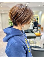 30代/40代/50代・絶壁解消×くびれショートボブ【浅野】