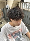 波巻きツイスパマッシュ　福岡メンズパーマ