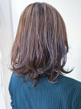 アルファ インタラクティブ エム フラワー(ALUFA interactive.M Flower) 20代30代40代大人3Dカラーアッシュベージュ外国人風立体感