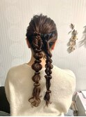 個性派編みおろし