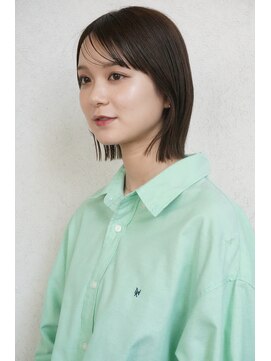 ガーデン オオタカノモリ(garden otakanomori) 【春夏スタイル】軽やか切りっぱなしボブ