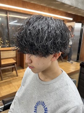 ロンド ローガン 名駅(Lond LOGAN) 波巻きスパイラル マッシュメンズ 25