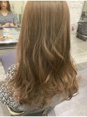 レイヤロングー＋アッシュカラー