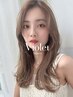 【韓国式新パーマ】小顔カット＋ふわっと根元パーマ＋美髪Tr￥17,600→14,300
