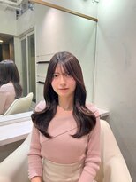 ノイズ キョウト(NOISM Kyoto)&nbsp;デザインカラー/レイヤーカット/ウェットヘア/オリーブベージュ