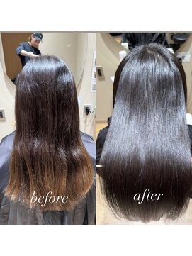 ジーナ 船橋南口(Zina) 【艶髪縮毛矯正】Premium艶髪ストレート Zinaミヨカワ