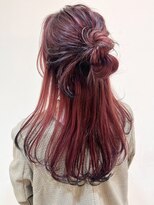 ケーツー あべのキューズモ－ル店(K-two)&nbsp;ヘアアレンジ*レイヤー*エンドカラー*ピンクカラー*カシスカラー